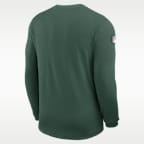 Green Bay Packers Sideline Coach Men's Nike Dri-FIT NFL Long-Sleeve Top