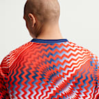 Norway Academy Pro Men's Nike Dri-FIT Soccer Pre-Match Short-Sleeve Top