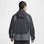 나이키 테크 남성 드라이 핏 우븐 풀집 컬러 블록 윈드러너 재킷