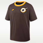 San Diego Padres Cooperstown Ringer Men's Nike MLB T-Shirt