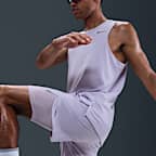Nike Stride Shorts de correr Dri-FIT de 18 cm 2 en 1 para hombre