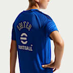 Inter Milan Strike Older Kids' Nike Football Dri-FIT Short-Sleeve Top