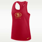 Camiseta de tirantes Nike Dri-FIT de la NFL con espalda deportiva para mujer San Francisco 49ers Hurry Up