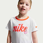Conjunto de playera y shorts Crossover Dri-FIT para niños talla pequeña Nike