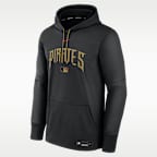 Pittsburgh Pirates Authentic Collection City Connect Men's Nike Therma MLB Pullover Hoodie