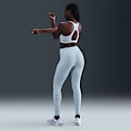 Damskie legginsy o pełnej długości z wysokim stanem bez przedniego szwu Nike Universa