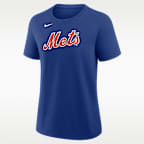 New York Mets Wordmark Women's Nike MLB T-Shirt