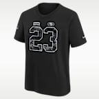 Christian McCaffrey San Francisco 49ers Salute to Service Big Kids' Nike NFL T-Shirt