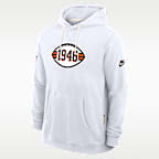 Cleveland Browns Alt Offensive Set Play Sideline Men's Nike Dri-FIT NFL Pullover Hoodie