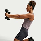 Nike One Bike Shorts mit hohem Bund für Damen (ca. 12,5 cm)
