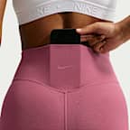 Leggings de tiro alto de 7/8 sin costura delantera para mujer Nike Zenvy
