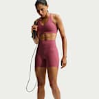 Nike Universa Women's High-Waisted 5" Biker Shorts with No Front Seam