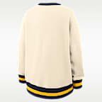 Michigan Legacy Women's Nike College Oversized Pullover Crew