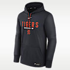 Detroit Tigers Authentic Collection Men's Nike Therma MLB Pullover Hoodie