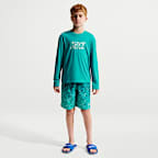 Nike Swim Hydroguard Big Kids' (Boys') Dri-FIT UV Long Sleeve Top