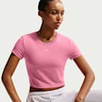 Playera cropped para mujer Nike Sportswear Chill Knit