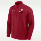 Alabama Coaches Men's Nike Dri-FIT College Long-Sleeve 1/2-Zip Top