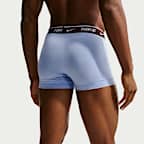 Pánské bavlněné strečové boxerky Nike Essential (3 kusy)
