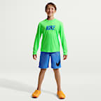 Playera de manga larga Dri-FIT UV para niño talla grande Nike Swim Hydroguard