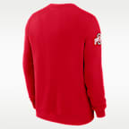 Ohio State Sideline Club Men's Nike College Pullover Crew