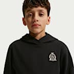 Sudadera con gorro de French Terry para niños talla grande Nike Sportswear Club