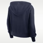Sudadera con gorro Nike de la NFL de cierre completo para mujer Dallas Cowboys Primetime