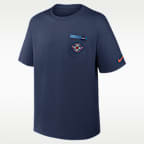 Playera Nike de la MLB para hombre Houston Astros City Connect 2-Hit Max90 Pocket