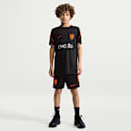 Haut de foot à manches courtes Nike Dri-FIT Pays-Bas Strike pour ado