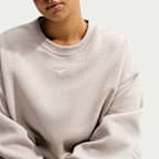 Nike Studio Fleece Medium Weight Women's Oversized Crew-Neck Sweatshirt (Plus Size)