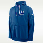 Indianapolis Colts Sideline Anorak Men's Nike NFL 1/2-Zip Hooded Jacket