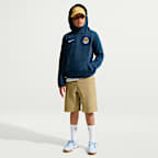 Sudadera con gorro sin cierre de futbol Nike para niño talla grande C.D. Guadalajara Club