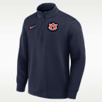 Auburn Coaches Men's Nike Dri-FIT College Long-Sleeve 1/2-Zip Top