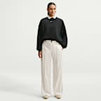 Nike Studio Fleece mittelschweres Material Oversize-Rundhalsshirt (Damen)