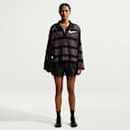 Shorts sartoriali loose fit a vita media Nike Pregame Fleece – Donna