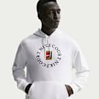 NikeCourt Heritage Dri-FIT Fransız Havlu Kumaşı Erkek Kapüşonlu Tenis Sweatshirt'ü
