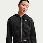 Nike Sportswear Phoenix Fleece Women's Loose Full-Zip Cropped Hoodie