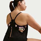 Tankini en capas para mujer (talla grande) Nike Swim