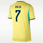 Vinícius Júnior Brazil National Team 2026 Stadium Home Men's Nike Dri-FIT Soccer Jersey