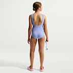 Traje de baño de una pieza con espalda en forma de U para niña talla grande Nike Swim
