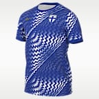 Finland Men's Nike Dri-FIT Soccer Pre-Match Short-Sleeve Top