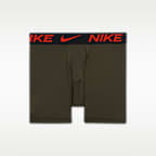 Ropa interior para niños talla grande Nike Micro Print Boxer Briefs (paquete de 3)