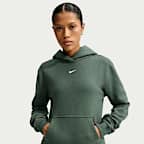 Γυναικείο φλις φούτερ με κουκούλα Nike Studio μεσαίου βάρους
