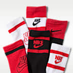Nike Everyday Kids' Cushioned Crew Socks (6 Pairs)