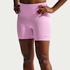 Nike Tempo eng anliegende Laufshorts mit hohem Bund (ca. 10 cm, Damen)