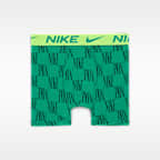 Ropa interior estampada para niños talla grande (paquete de 3) Nike Dri-FIT Essentials