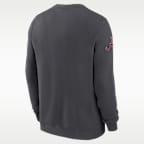 Sudadera de cuello redondo sin cierre universitaria Nike para hombre Alabama Sideline Club