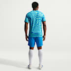 Brazil Academy Pro Men's Nike Dri-FIT Football Pre-Match Short-Sleeve Top