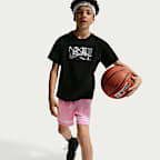 Shorts de básquetbol Dri-FIT de 13 cm para niños talla grande Nike Crossover
