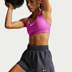 Damskie spodenki 2 w 1 z wysokim stanem Dri-FIT Nike One 7,5 cm 