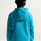 Sudadera con gorro de cierre completo de French Terry para niños talla grande Nike Club Fleece